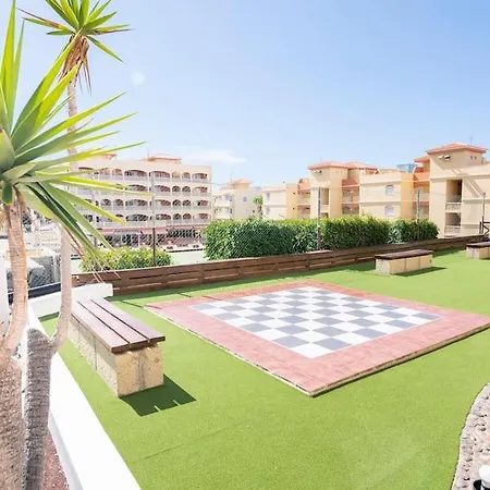 Royal Blue Terracotta Designer Golf Del Sur Lägenhet *