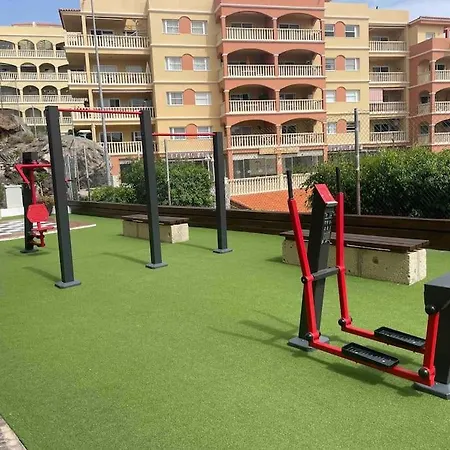 Royal Blue Terracotta Designer Golf Del Sur Lägenhet