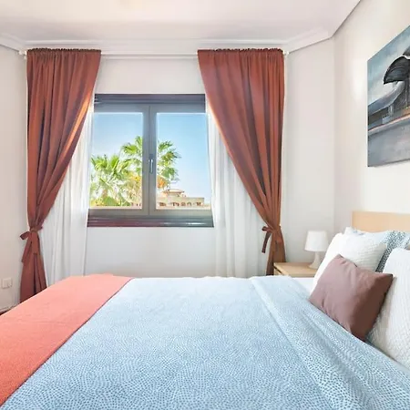 Royal Blue Terracotta Designer Golf Del Sur Apartment *