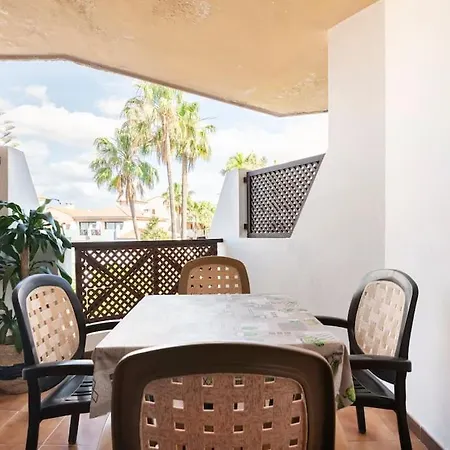 Royal Blue Terracotta Designer Golf Del Sur Apartment